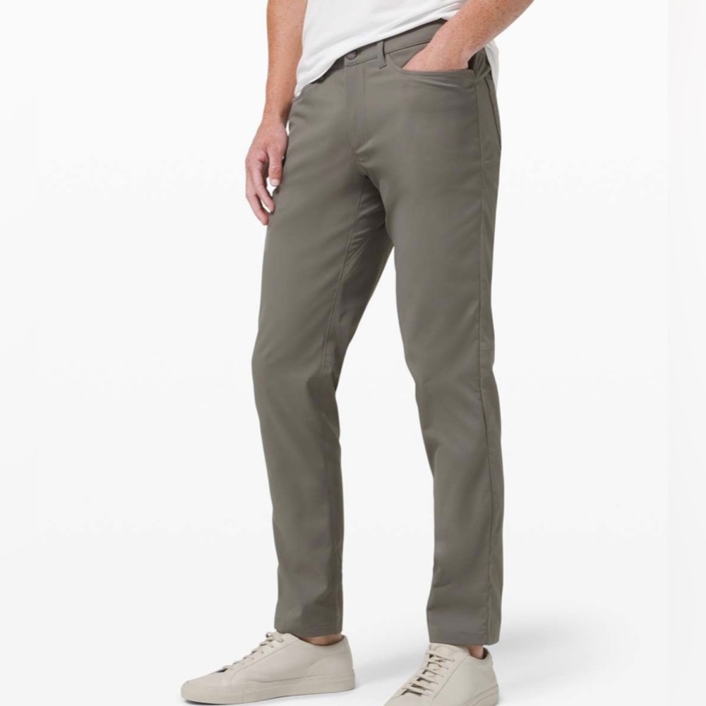 lululemon athletica Men’s ABC Commuter Pant 32” Grey Sage -Size 38